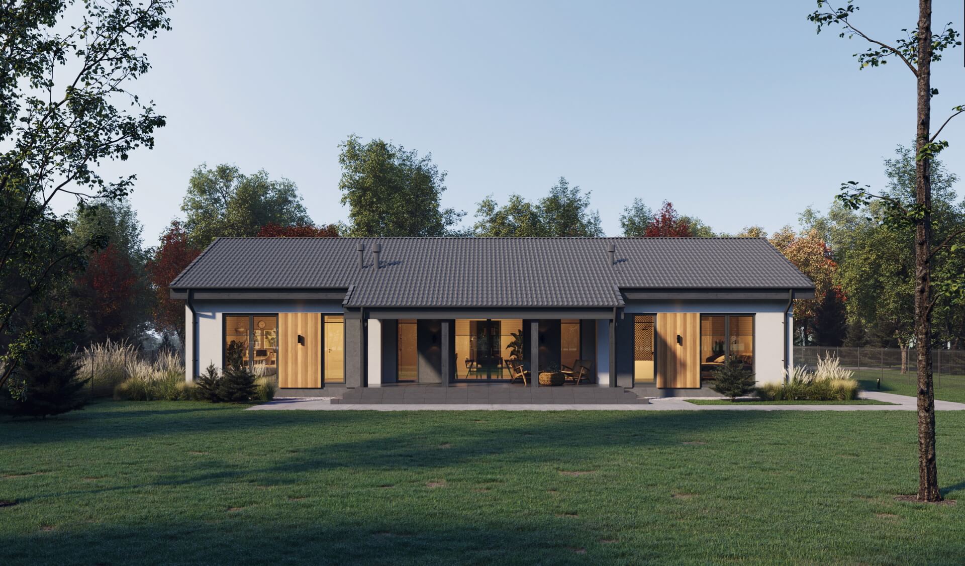 Кухня-гостиная сердце дома 200 м²