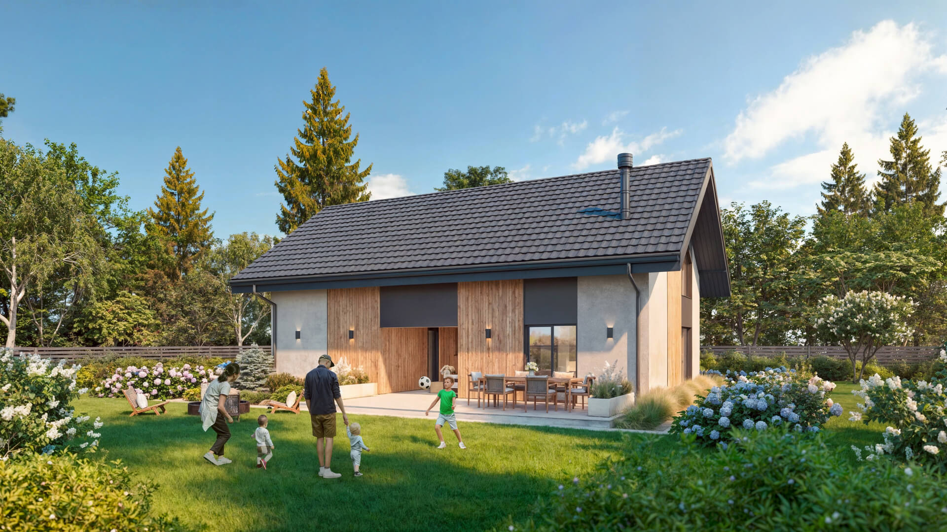 милый дом 2 этажа 2, терраса, 3 спальни 129м2