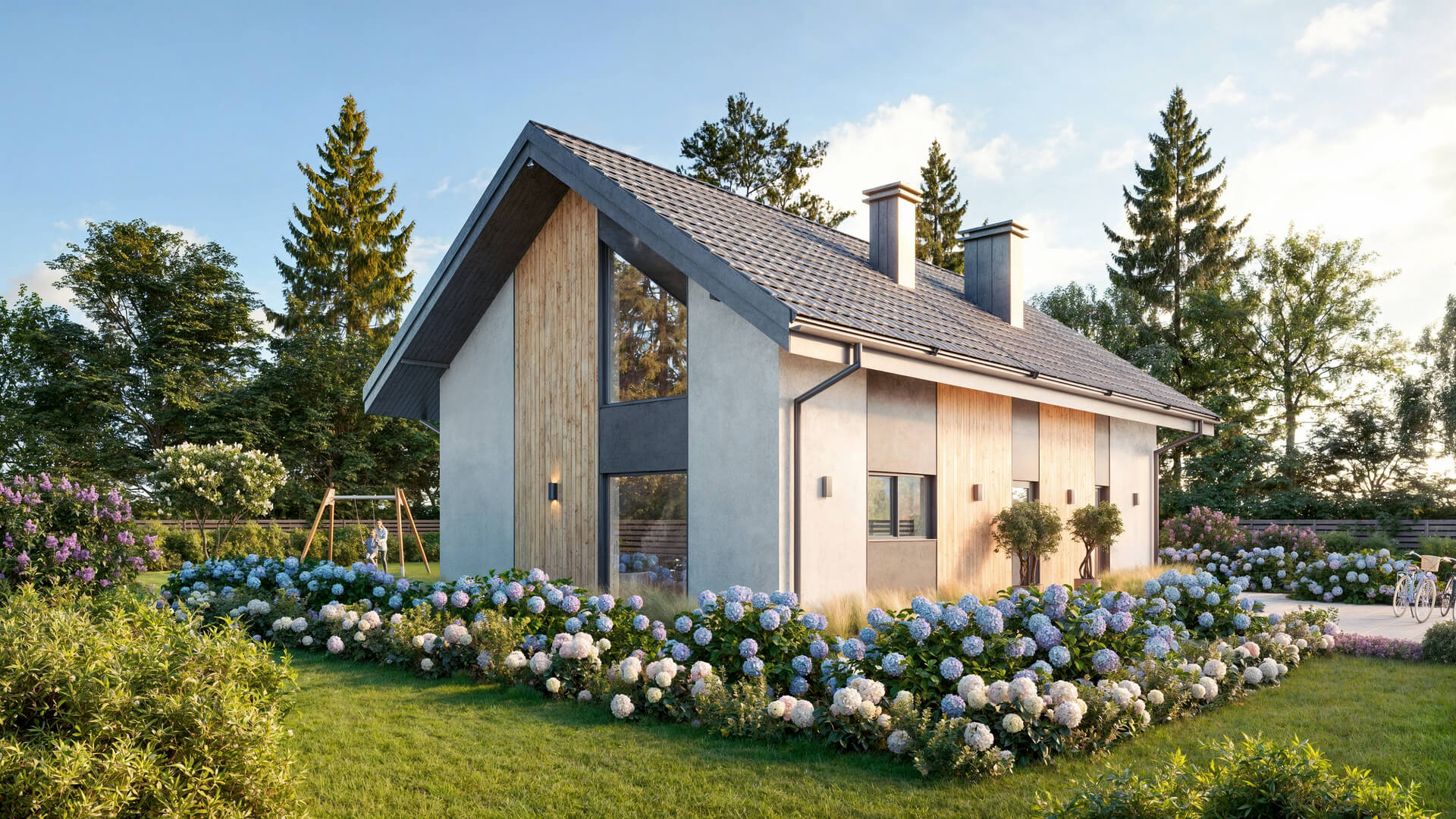 милый дом 2 этажа 4, 2 спальни, 2 этаж мастер-спальня 140м2