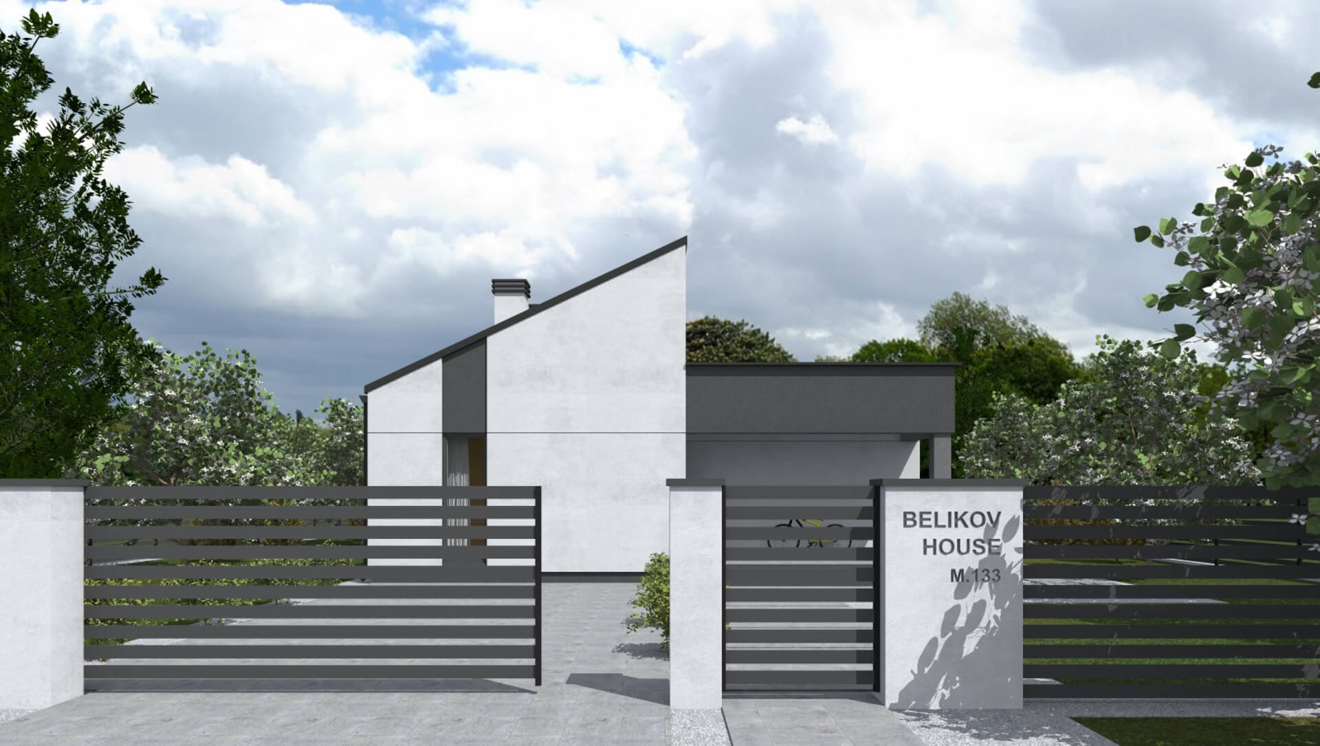 Тидберг ПазлХаус, крыша комбинированная