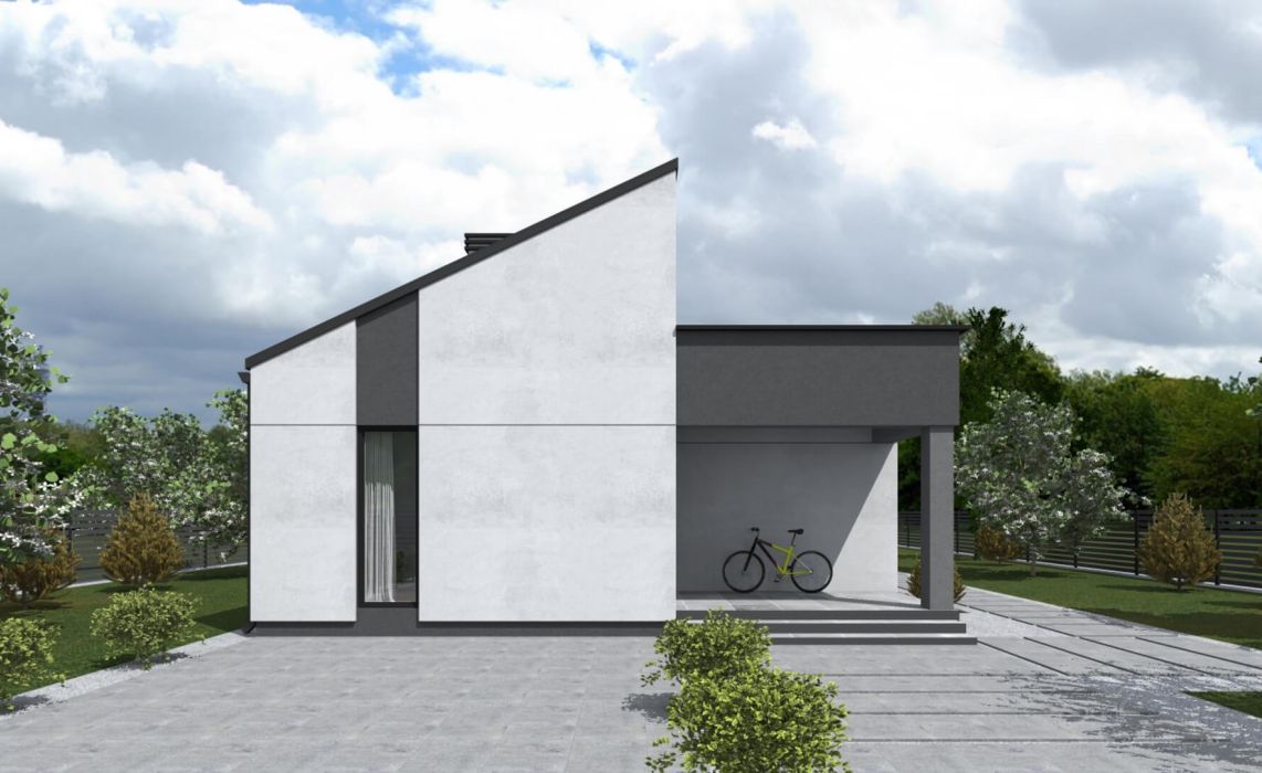 Гамвик ПазлХаус, крыша комбинированная