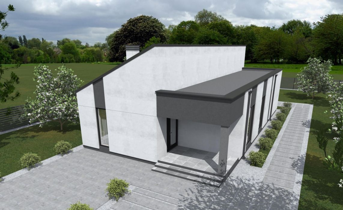 Ноунейм Пазл Хаус 93, крыша комбинированная