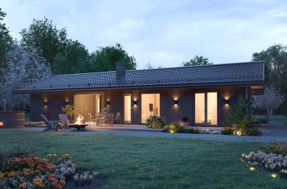 Милый дом 1, терраса и баня 107м2