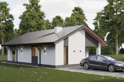 Гамвик ПазлХаус, крыша скатная