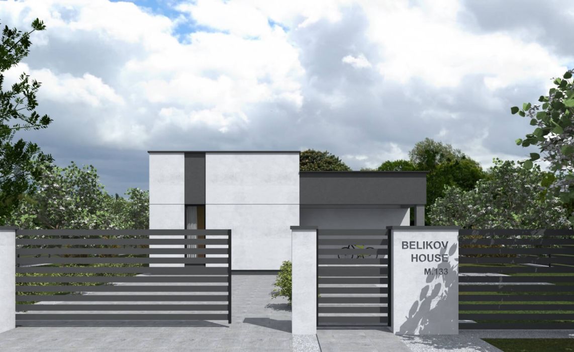 Тидберг ПазлХаус, крыша плоская