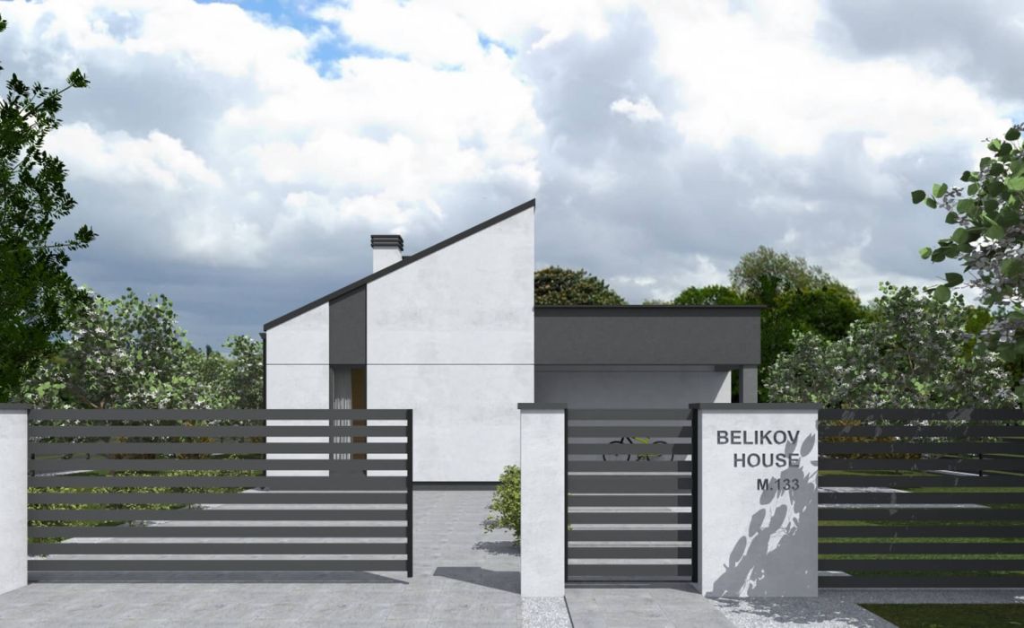 Тидберг ПазлХаус, крыша комбинированная