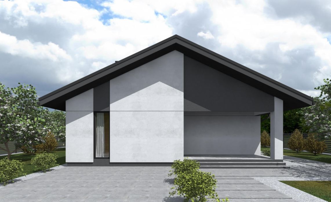 Хайлунд ПазлХаус, крыша скатная