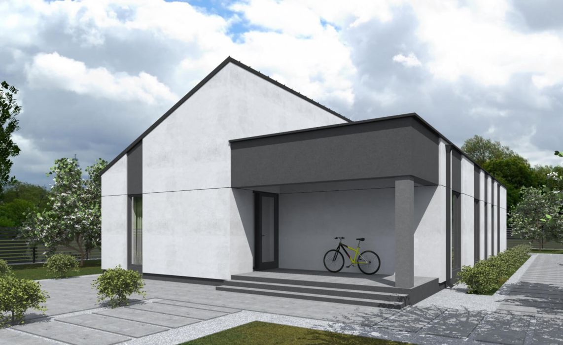 Тидберг ПазлХаус, крыша комбинированная