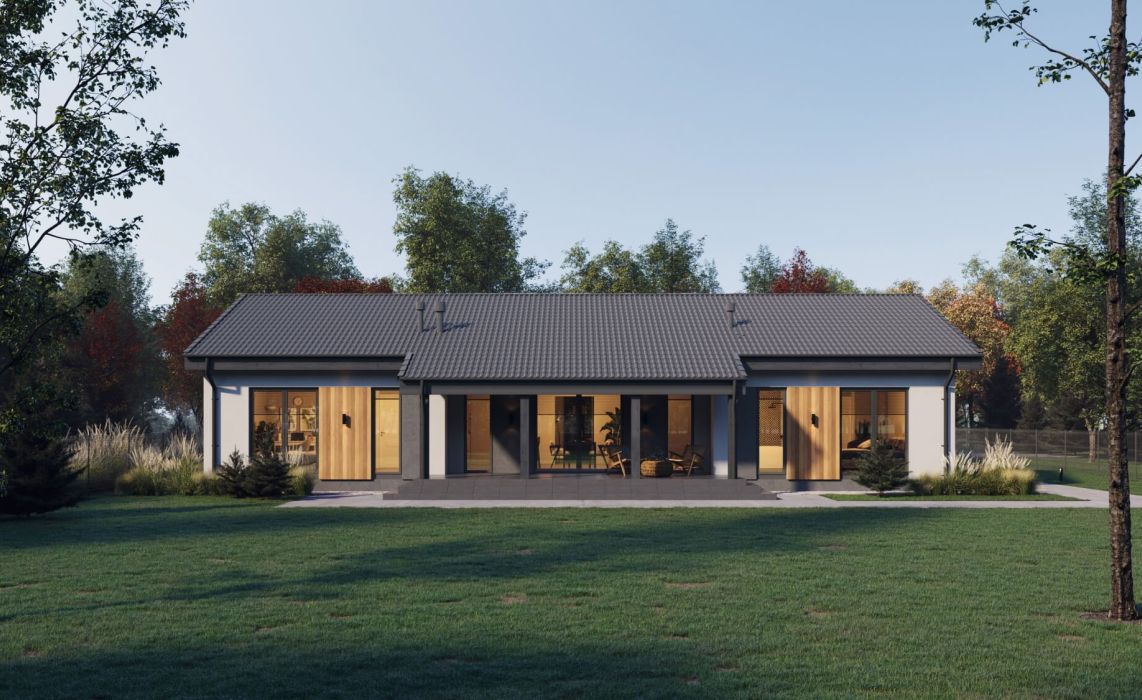 Кухня-гостиная сердце дома 140 м2