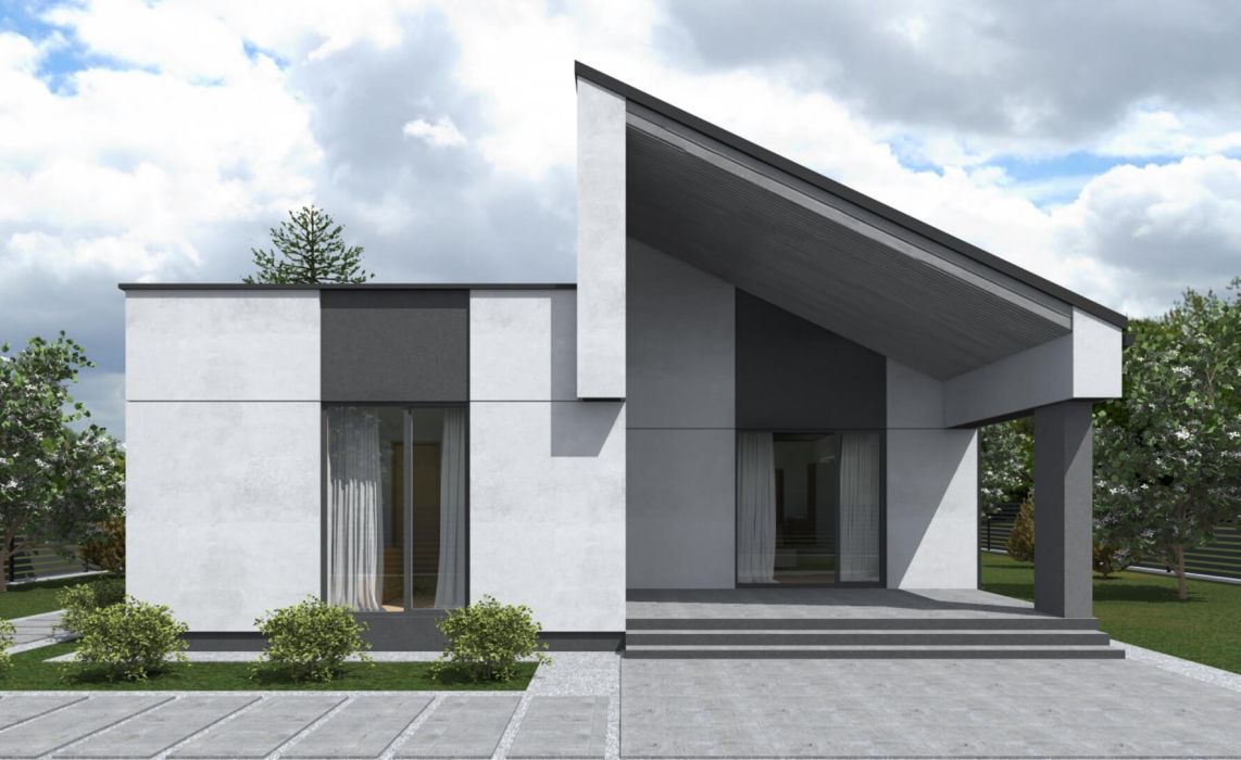 Тидберг ПазлХаус, крыша комбинированная