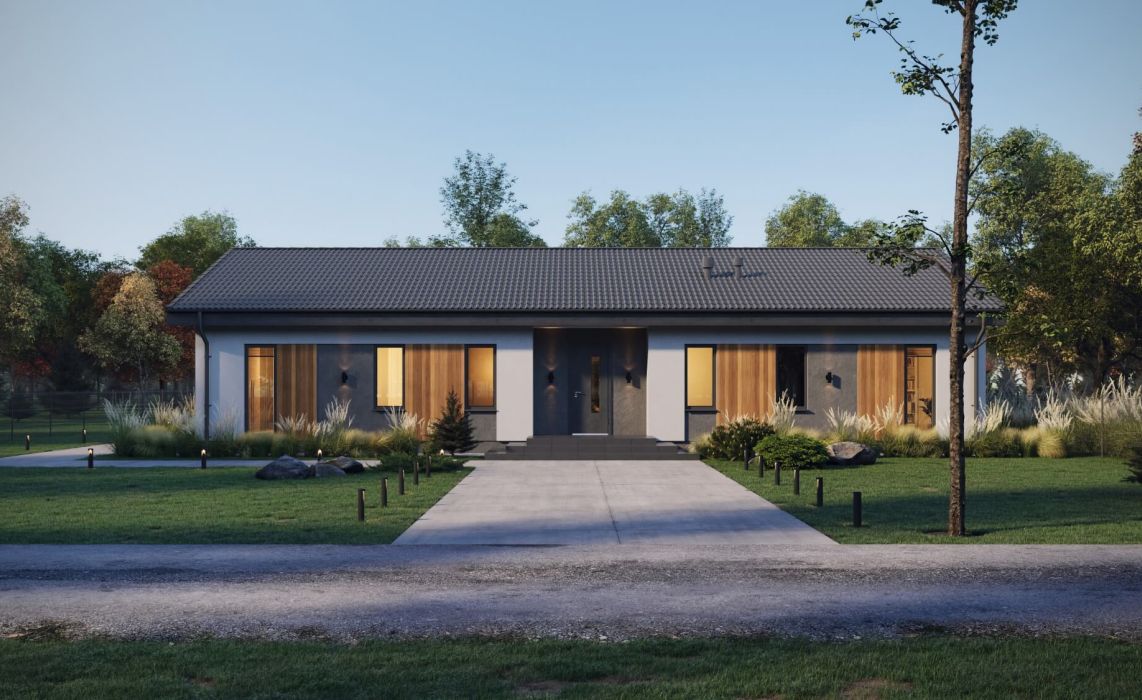 Кухня-гостиная сердце дома 140 м2