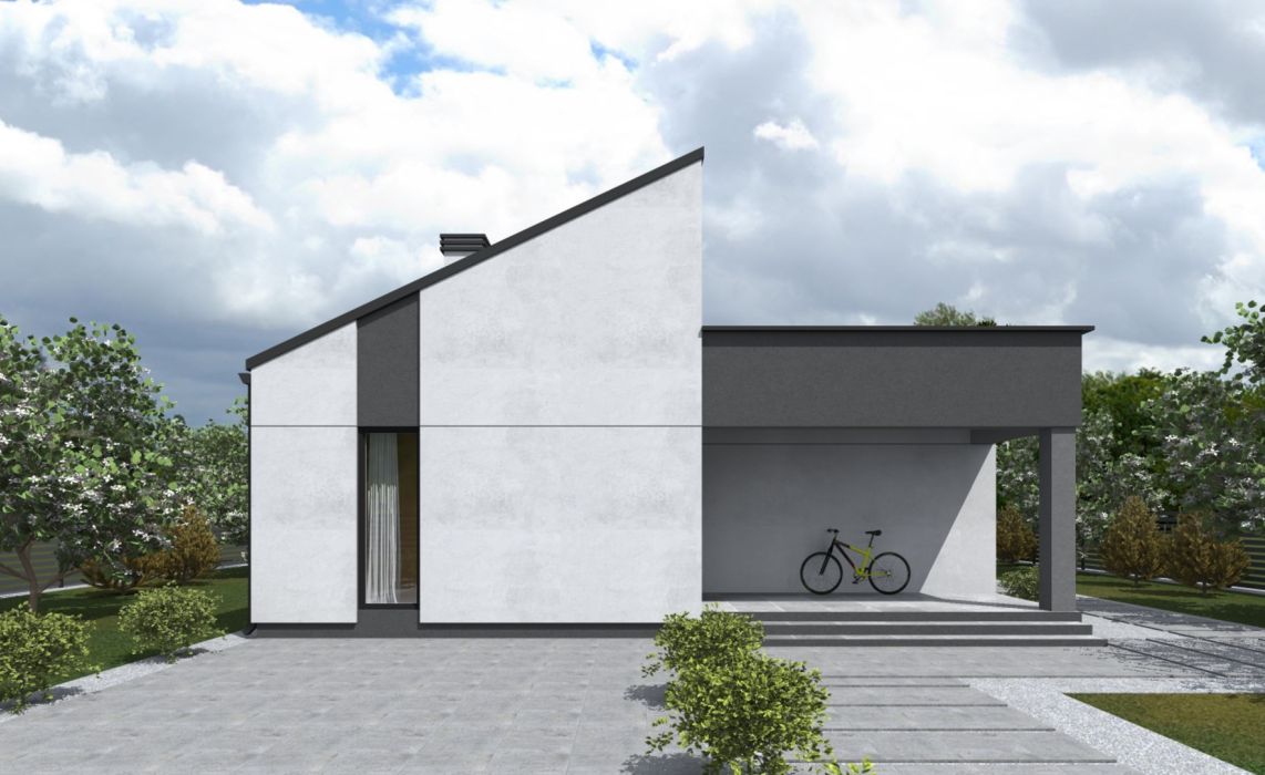 Хайлунд ПазлХаус, крыша комбинированная