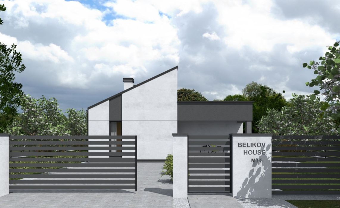 Хайлунд ПазлХаус, крыша комбинированная