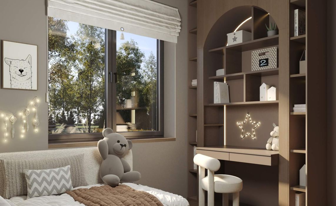 Кухня-гостиная боковая, терраса задняя 100 м²