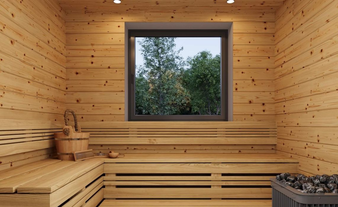 Кухня-гостиная боковая, терраса задняя 100 м²