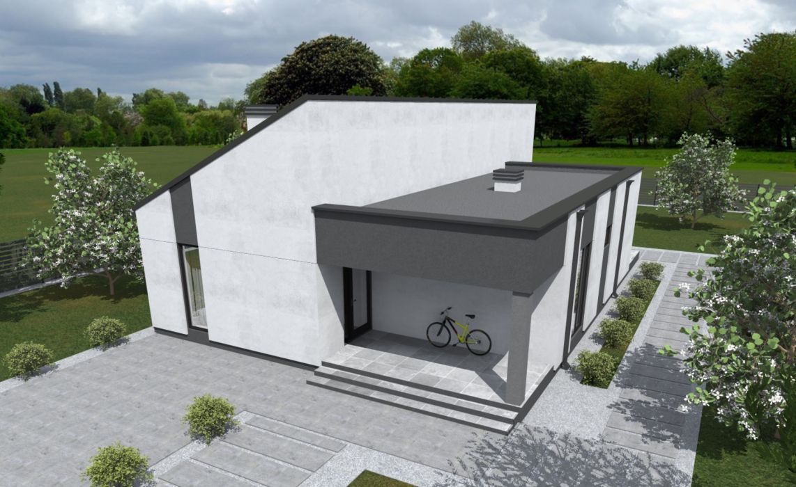 Хайлунд ПазлХаус, крыша комбинированная