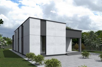 Ноунейм Пазл Хаус 93, крыша плоская