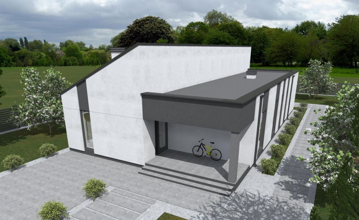 Тидберг ПазлХаус, крыша комбинированная