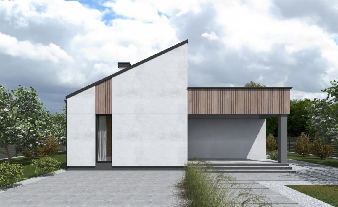 Норхельм ПазлХаус, крыша комбинированная