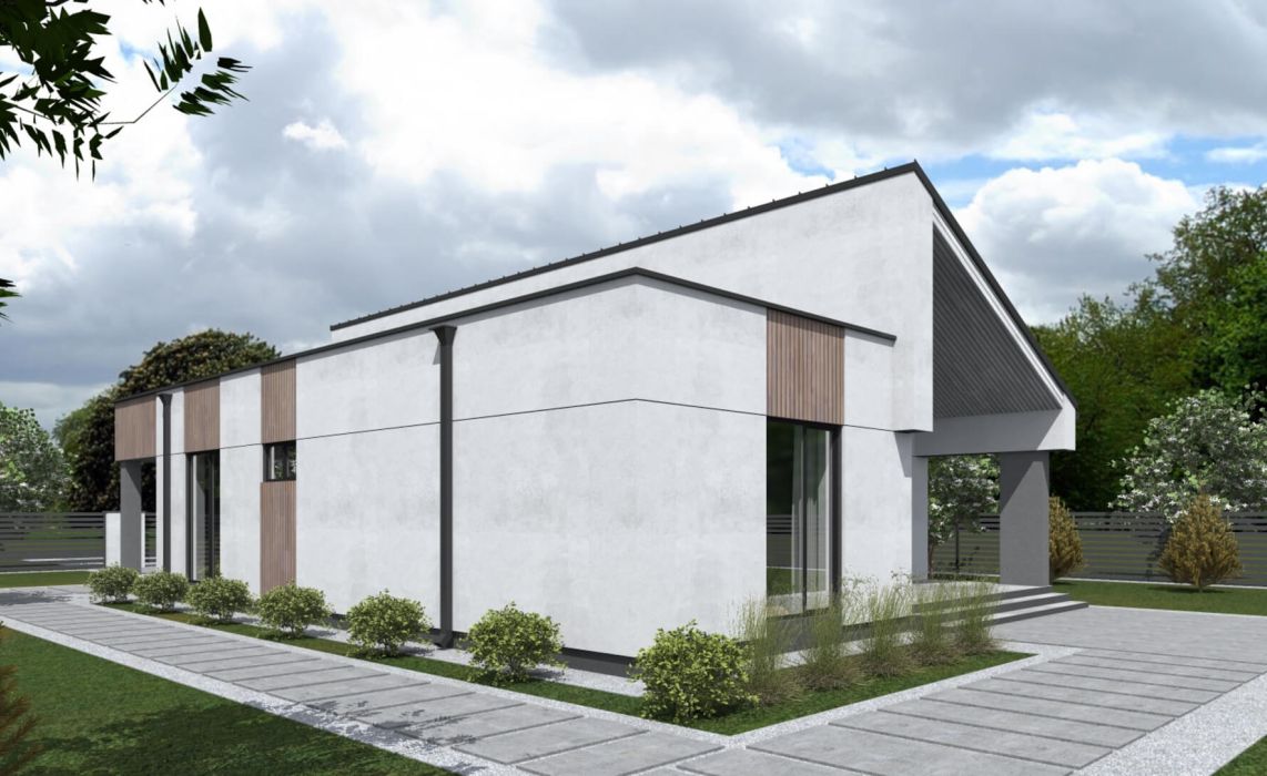 Норхельм ПазлХаус, крыша комбинированная