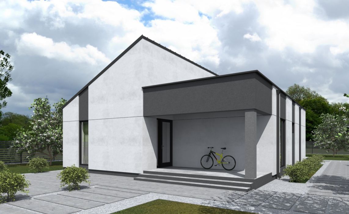 Хайлунд ПазлХаус, крыша комбинированная