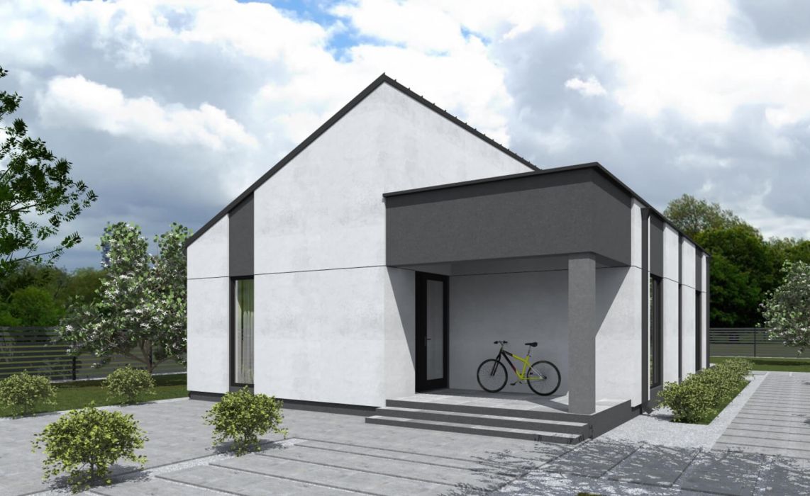 Люмборг ПазлХаус, крыша комбинированная